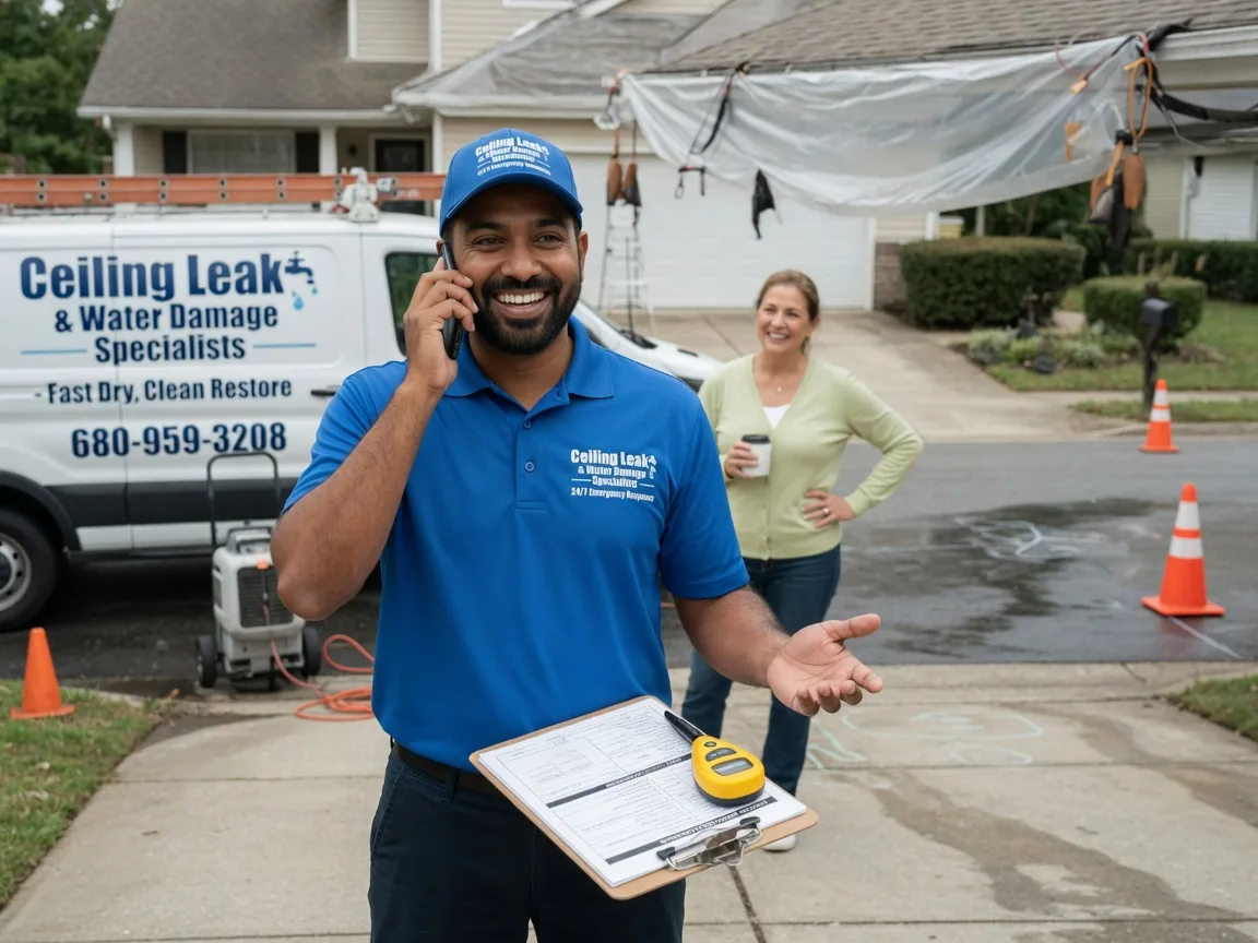 Ceiling Leak Cleanup Fort Mill, SC FAQs